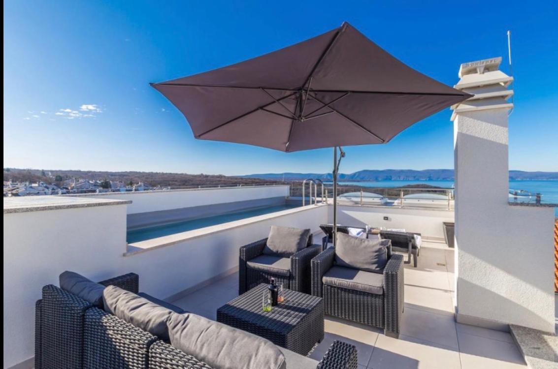 Apartments Solis Lacus Penthouse Нивице Экстерьер фото